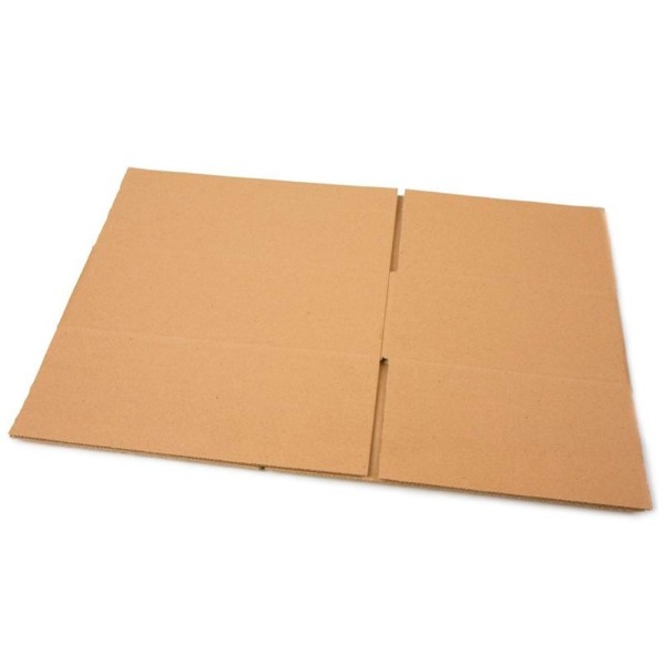 Caja de embalar marron q-connect doble canal 420x200x300 mm