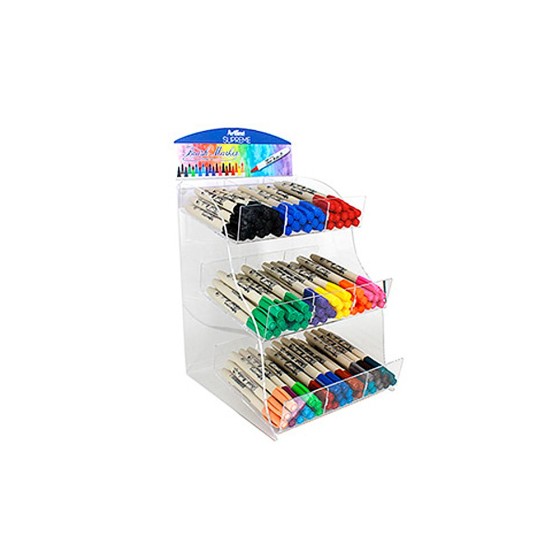 Rotulador artline supreme brush pintura base de agua punta tipo pincel trazo variable expositor de 108