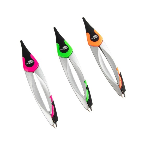 Compas liderpapel adaptador un iversal minas afilaminas y goma colores surtidos
