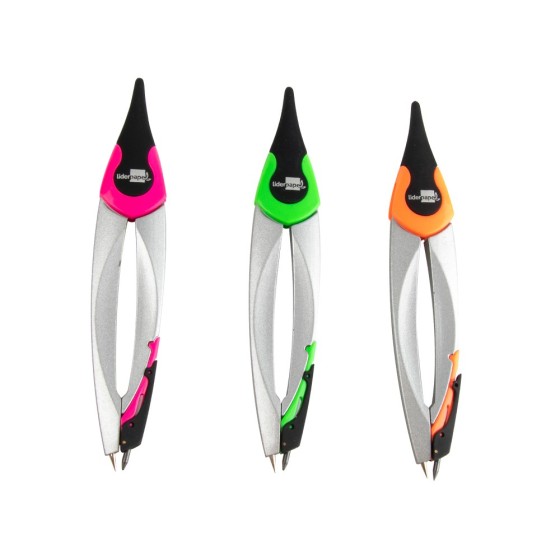 Compas liderpapel adaptador un iversal y minas colores surtidos