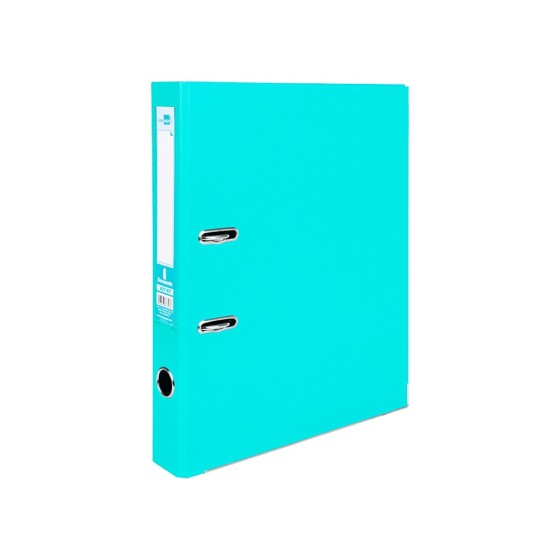 Archivador de palanca liderpapel folio documenta forrado pvc con rado lomo 52 mm verde claro compresor