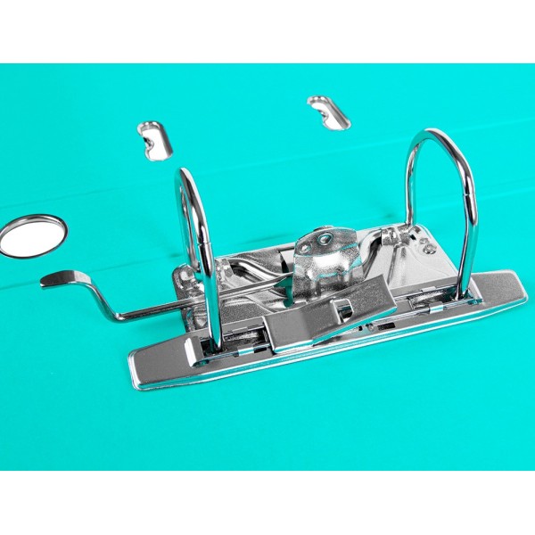 Archivador de palanca liderpapel folio documenta forrado pvc con rado lomo 52 mm verde claro compresor