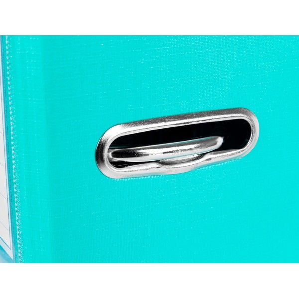 Archivador de palanca liderpapel folio documenta forrado pvc con rado lomo 52 mm verde claro compresor