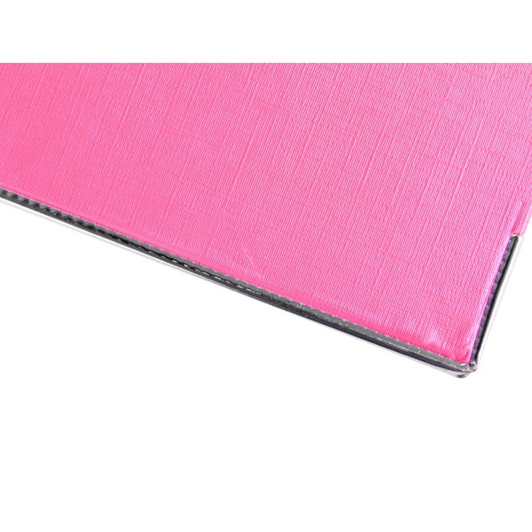 Archivador de palanca liderpapel folio documenta forrado pvc con rado lomo 52 mm rosa compresor metalico