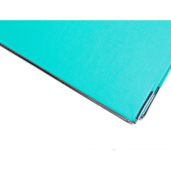 Archivador de palanca liderpapel folio documenta forrado pvc con rado lomo 75 mm verde claro compresor