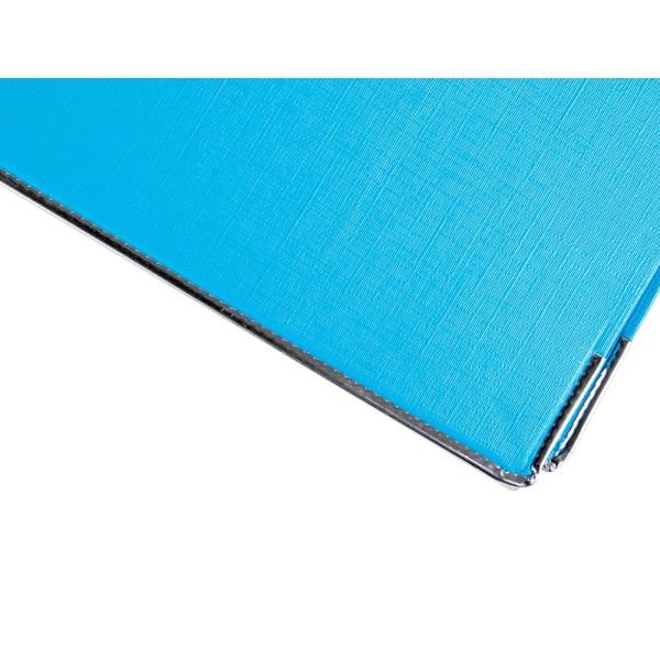 Archivador de palanca liderpapel folio documenta forrado pvc con rado lomo 75 mm celeste compresor metalico