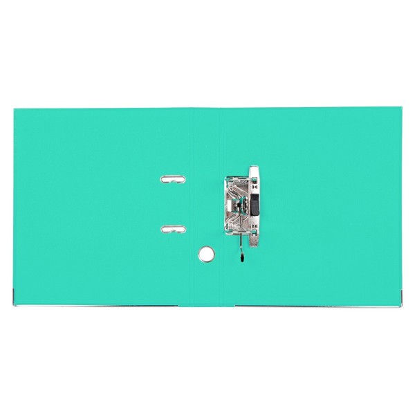 Archivador de palanca liderpapel a4 documenta forrado pvc con rado lomo 52 mm verde claro compresor