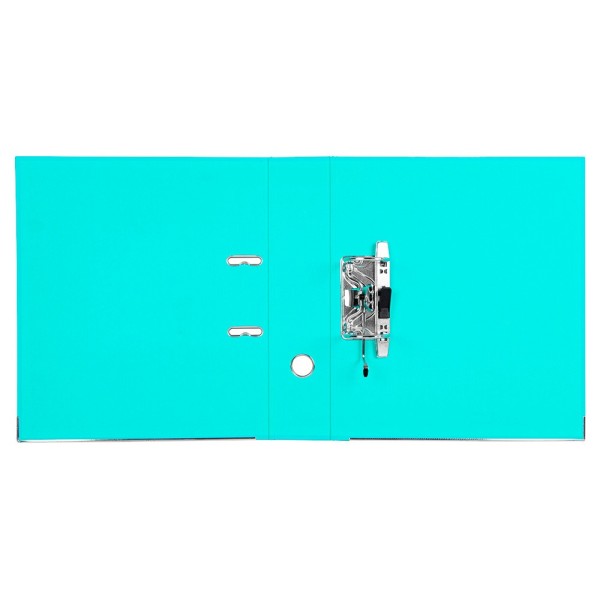 Archivador de palanca liderpapel a4 documenta forrado pvc con rado lomo 75 mm verde claro compresor