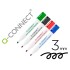 Rotulador q-connect pizarra blanca colores surtidos punta redonda 3.0 mm