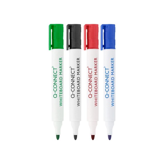 Rotulador q-connect pizarra blanca colores surtidos punta redonda 3.0 mm