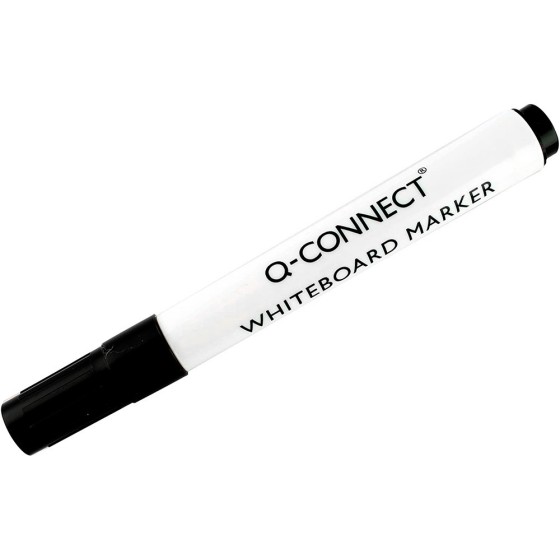 Rotulador q-connect pizarra blanca color negro punta redonda 3.0 mm