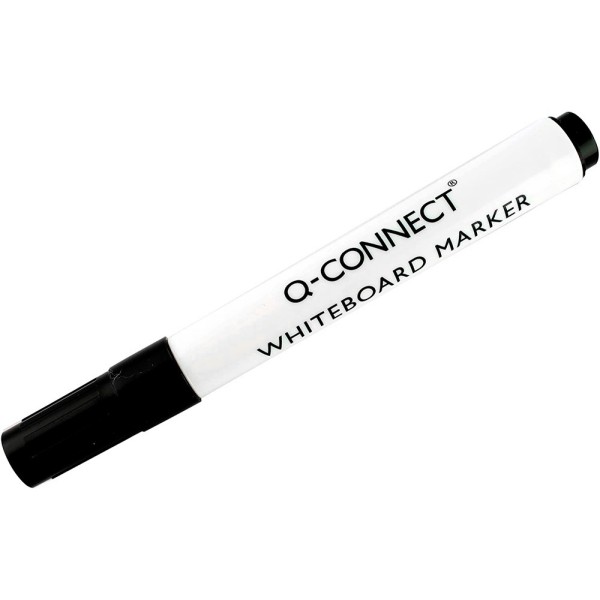 Rotulador q-connect pizarra blanca color negro punta redonda 3.0 mm