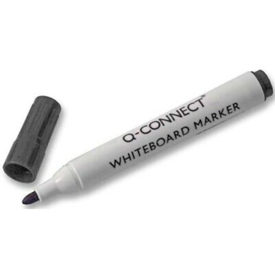 Rotulador q-connect pizarra blanca color negro punta redonda 3.0 mm