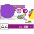 Goma eva liderpapel din a4 60g/m2 espesor 1,5mm violeta paquete de 10 hojas