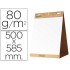 Bloc congreso bi-office liso autoadhesivo sobremesa 500 x 585 mm papel de 80g/m