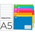 Libreta liderpapel smart a5 apaisada 32h 60g/m2 pauta 2,5 mm con margen