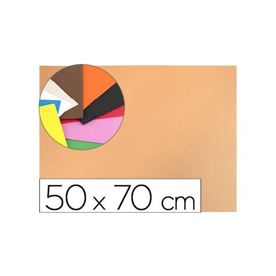 Goma eva liderpapel 50x70cm 60g/m2 espesor 1.5mm piel