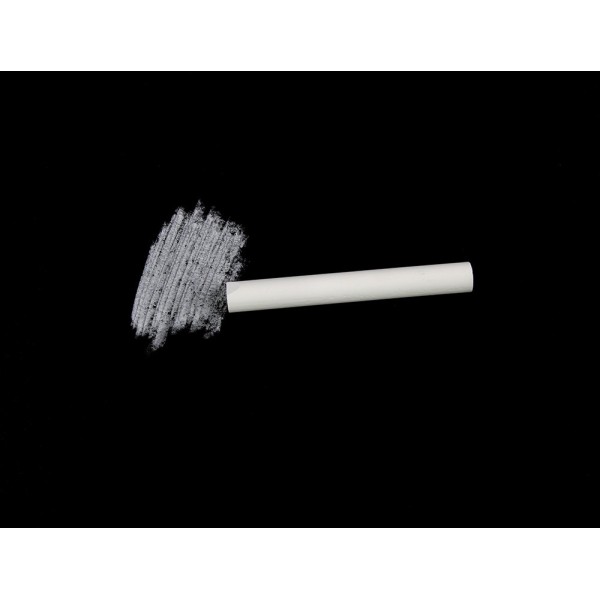 Tiza blanca antipolvo liderpapel caja de 10 unidades