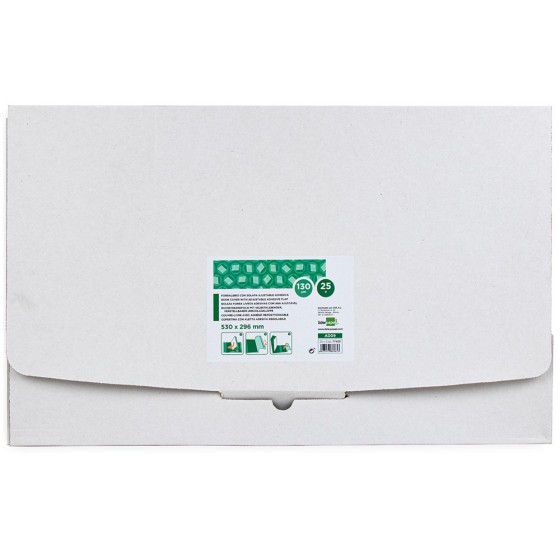 Forralibro liderpapel nº30 con solapa ajustable adhesivo 301 x 530 mm
