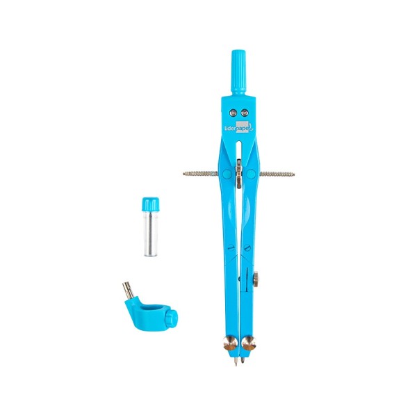 Compas liderpapel micrometrico con adaptador color