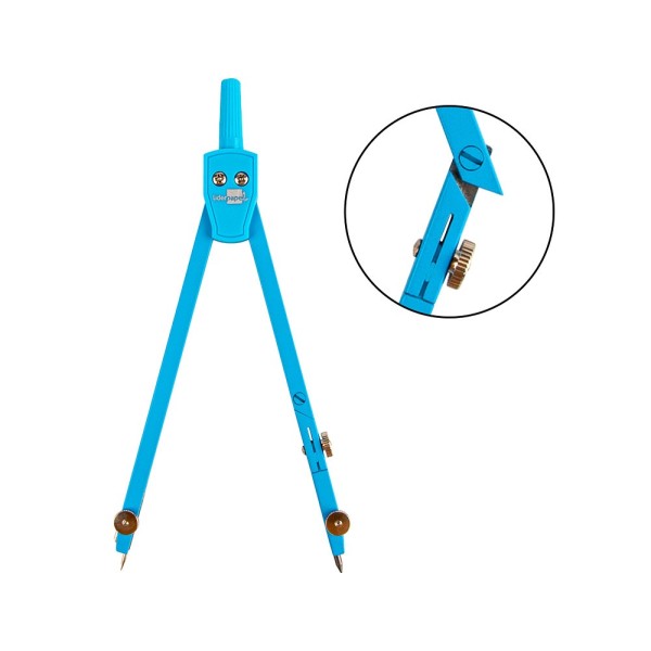 Compas liderpapel articulado con adaptador universal color