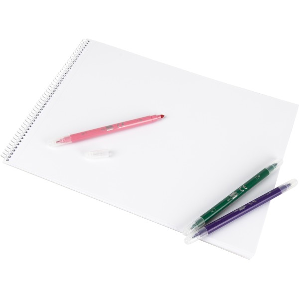 Bloc dibujo liderpapel artistico espiral 230x325mm 20 hojas 180 g/m2 sin recuadroperforado