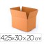 Caja para embalar q-connect fondo automatico medidas 425x300x200 mm espesor carton 3 mm