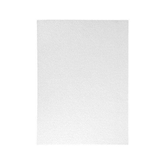 Goma eva liderpapel 50x70cm 60g/m2 espesor 2mm textura toalla blanco