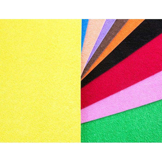 Goma eva liderpapel 50x70cm 60g/m2 espesor 2mm textura toalla rojo