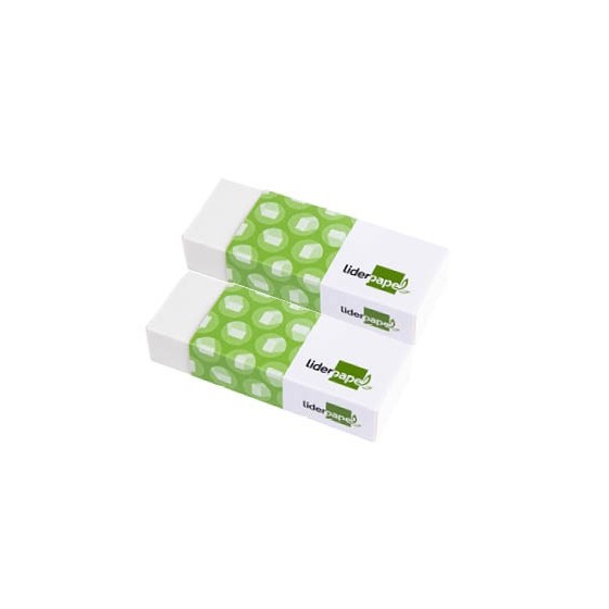 Goma de borrar liderpapel blanca unidad