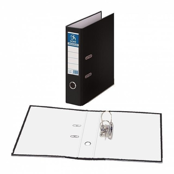 Archivador A-Z DOHE Archicolor A4 70 mm. Negro