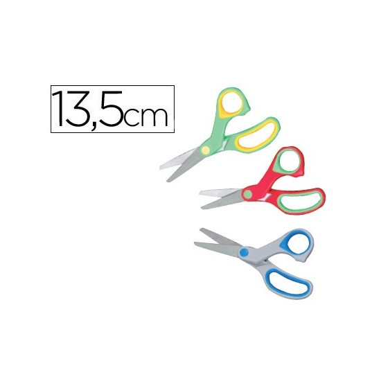 Tijera escolar liderpapel soft ergonomica unidad