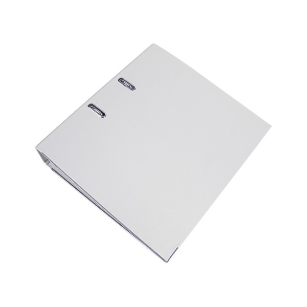 Archivador de palanca liderpapel a4 documenta forrado pvc con rado lomo 75mmblanco compresor metalico