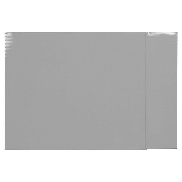 Caja archivador liderpapel de palanca carton folio documenta lomo 75mm color gris