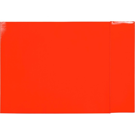 Caja archivador liderpapel de palanca carton folio documenta lomo 75mm color rojo