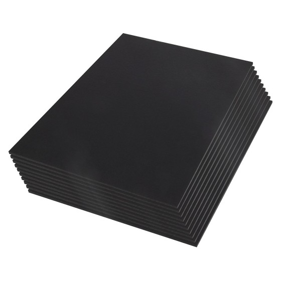 Carton pluma liderpapel negro doble cara 50x70 cm espesor 5 mm
