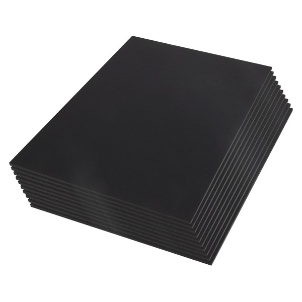 Carton pluma liderpapel negro doble cara 50x70 cm espesor 5 mm