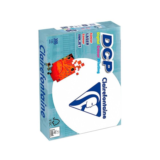 Papel fotocopiadora clairefontaine din a3 300 gramos paquete de 125 hojas