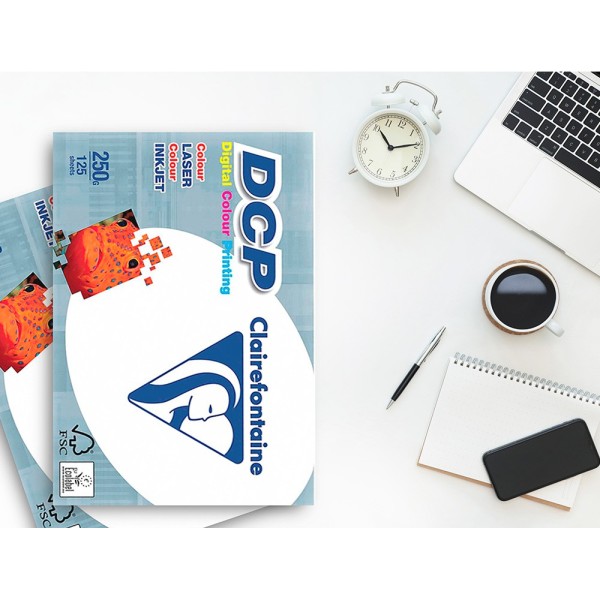 Papel fotocopiadora clairefontaine din a3 250 gramos paquete de 125 hojas