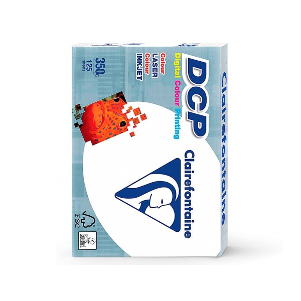 Papel fotocopiadora clairefontaine din a3 350 gramos paquete de 125 hojas