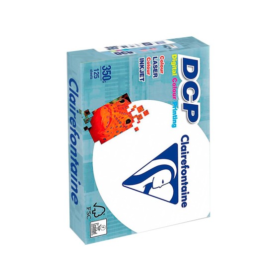 Papel fotocopiadora clairefontaine din a3 350 gramos paquete de 125 hojas