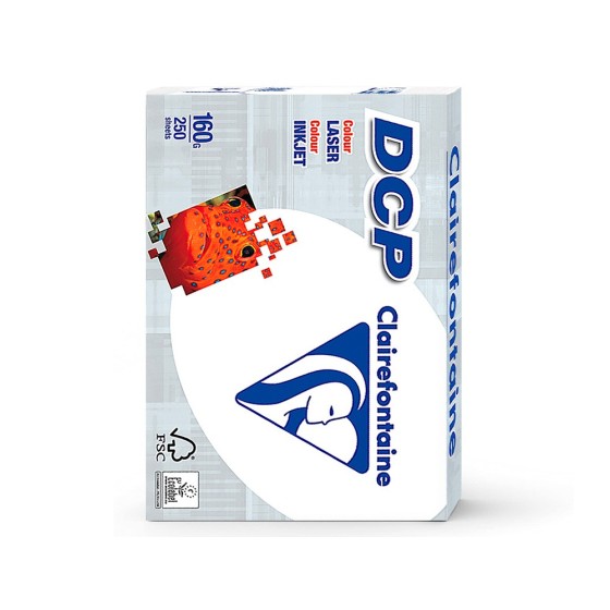 Papel fotocopiadora clairefontaine din a3 160 gramos paquete de 250 hojas