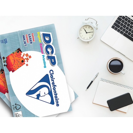 Papel fotocopiadora clairefontaine din a3 160 gramos paquete de 250 hojas