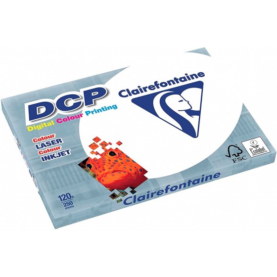 Papel fotocopiadora clairefontaine din a3 120 gramos paquete de 250 hojas