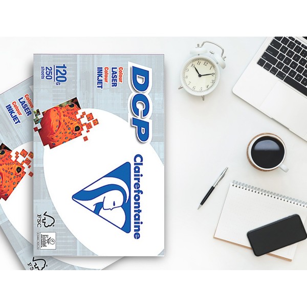 Papel fotocopiadora clairefontaine din a3 120 gramos paquete de 250 hojas