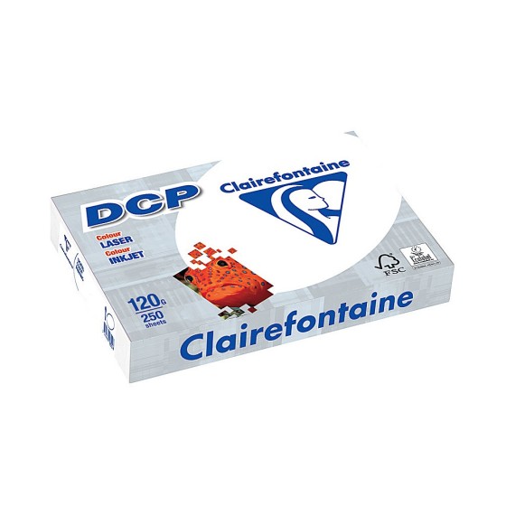 Papel fotocopiadora clairefontaine din a4 120 gramos paquete de 250 hojas