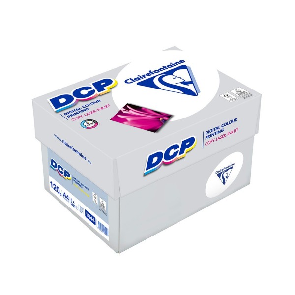 Papel fotocopiadora clairefontaine din a4 120 gramos paquete de 250 hojas