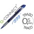 Rotulador q-connect roller ball azul 0,5 mm