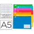 Libreta liderpapel smart a5 apaisado 32 hojas 60g/m2 cuadro 6 mm con margen