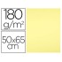 Cartulina liderpapel 50x65 cm 180 gr amarillo medio paquete de 25